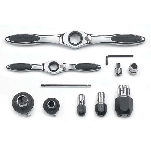 Ratcheting Tap & Die Accessory Set, 11 Pieces Action Paper