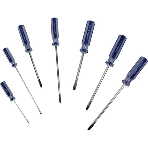 Slotted Screwdriver Kit, 7 Pcs. Action Paper