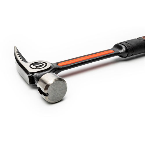 Marteau de charpente &agrave; face douce, 22 oz, Prise en Acier plein, 16" lo Action Paper