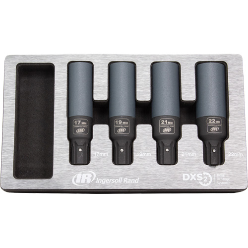 Metric Lug Nut Impact Socket Set, 4 Pcs, Impact Action Paper