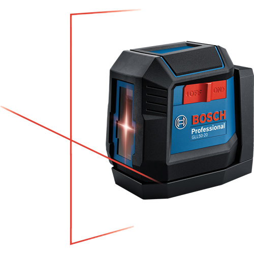 Self-Leveling Cross-Line Laser Action Paper