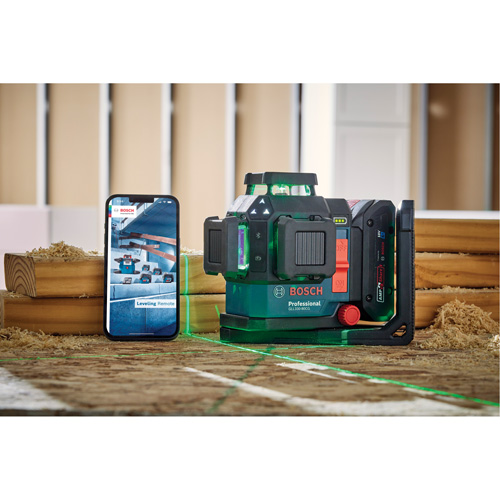 360 Connected Green-Beam Three-Plane Leveling and Alignment Laser Action Paper