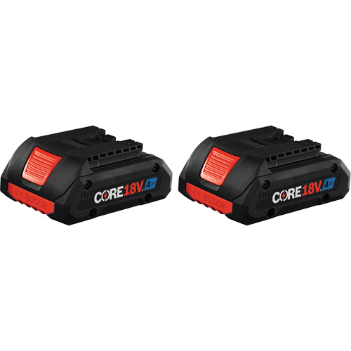 CORE18V&reg; Advanced Power Battery, Lithium-Ion, 18 V, 4 A Action Paper