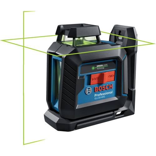Green-Beam Self-Leveling 360° Cross-Line Laser Action Paper