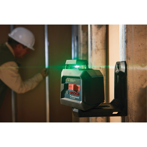 Laser &agrave; lignes crois&eacute;es 360° auto-nivelant &agrave; faisceau vert Action Paper