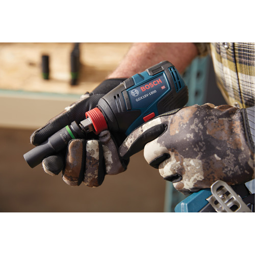 Two-In-One Bit/Socket Impact Driver/Wrench Kit, 1/2", 1800 in-lbs. Max. Torque, 18 V, Lithium-Ion Action Paper