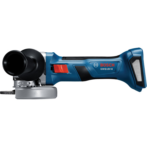 Rectifieuse angulaire sans balais avec interrupteur coulissant, Roue de 4-1/2", 18 V Action Paper