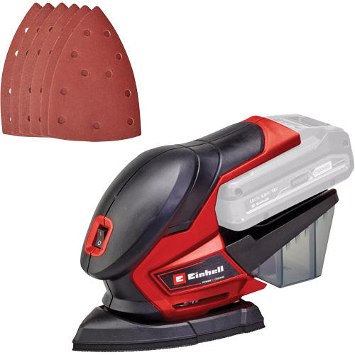 Cordless Palm Detail Sander (Tool Only) Action Paper