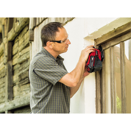 Cordless Palm Detail Sander (Tool Only) Action Paper