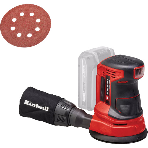 Cordless Random Orbit Sander (Tool Only), 5" Sand Paper, 18 V, 14000 - 22000 OPM Action Paper