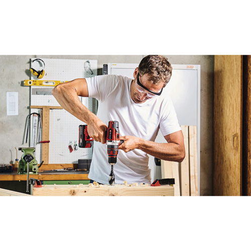 Cordless Hammer Drill/Driver (Tool Only), 1/2" Chuck, 18 V Action Paper