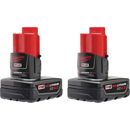 M12 REDLITHIUM XC4.0 Batteries, Lithium-Ion, 12 V, 4 Ah Action Paper