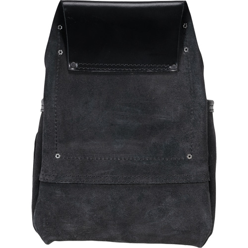 Sac robuste Phantom pour clous et outils, Cuir, 10 pochettes, Noir Action Paper