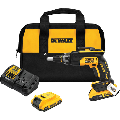 MAX* XR&reg; Brushless Drywall Screwgun Kit (2.0Ah) Action Paper