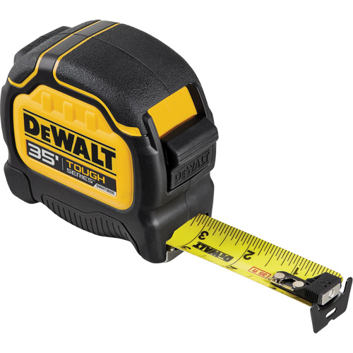 TOUGHSERIES Tape Measure, 35', Imperial Graduations Action Paper