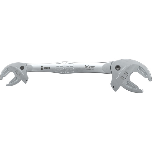 Joker S/L Self-Setting Double Open-End Spanner, 7/16" x 3/4", Plain Action Paper