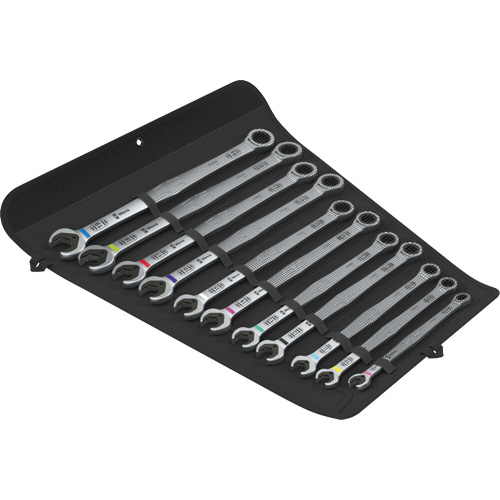 Joker 11 Spanner Set, Ratcheting Combination, 11 Pieces Action Paper