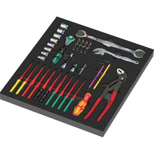 Insert en mousse pour jeu Kraftform Kompakt 1 de maintenance Action Paper
