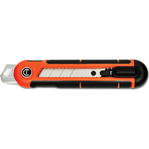 25mm Snap Off Blade Retractable Knife, Steel, Plastic Handle Action Paper