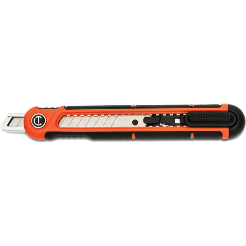 9mm Snap Off Blade Retractable Knife, Steel, Plastic Handle Action Paper