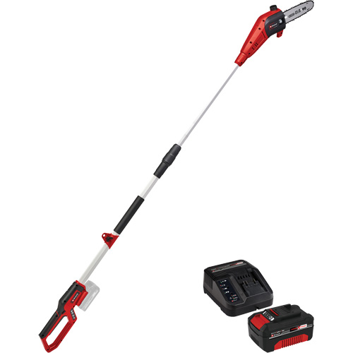 Cordless Pole Chain Saw with 4Ah Battery & Charger Starter Kit Action Paper
