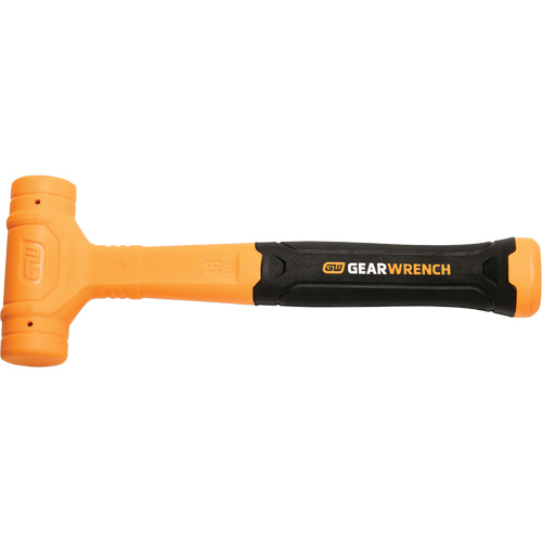 Dead Blow Hammer, 18 oz., Smooth Grip, 11-1/5" L Action Paper