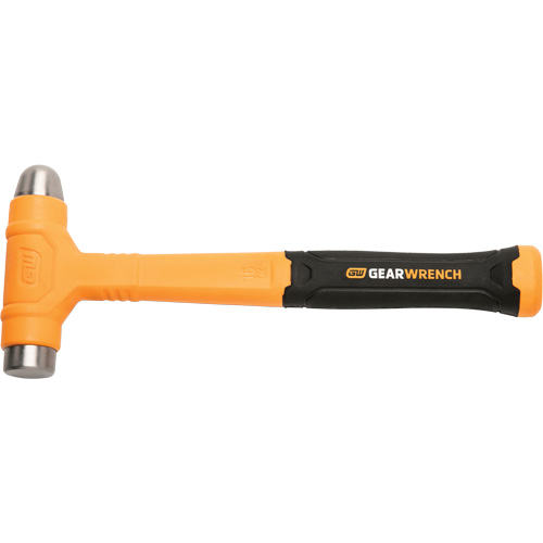Dead Blow Ball Pein Hammer, 16 oz., Smooth Grip, 12-2/5" L Action Paper
