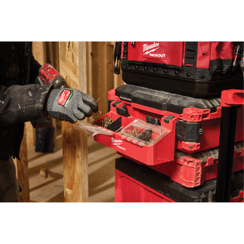 PACKOUT Tool Box 2-Bin Attachment Action Paper