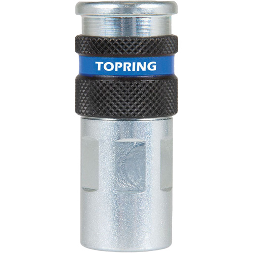 Raccord industriel rapide QUIKSILVER 2, Acier zingu&eacute;, 1/4", NPT femelle, 362 PSI Action Paper