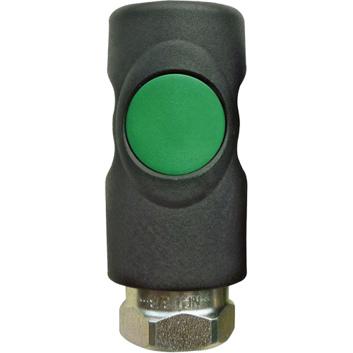 Raccord rapide TOPQUIK S1 Ultraflo 7,8 mm, Composite en polyester/Acier inoxydable, 1/4", NPT femelle, 174 PSI Action Paper