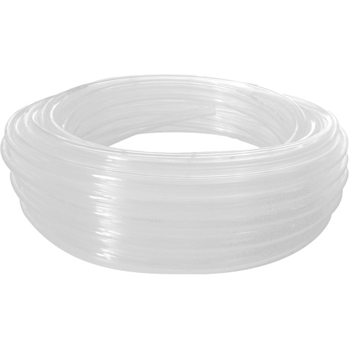 High-Flexibility Pneumatic Tubing, Air, 0.5" OD x 100' L, Polyurethane, Clear Action Paper