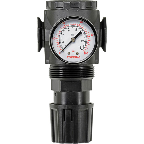 MODULAIR 300 Zinc Diaphragm Regulator, 3/8" NPT, 300 psi Max. PSI, In Line/Modular Action Paper