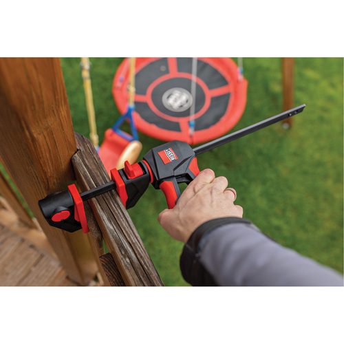 One-Hand Bar Trigger Clamps with 360° Rotating Handle, 4-1/2" (114.3 mm) Action Paper