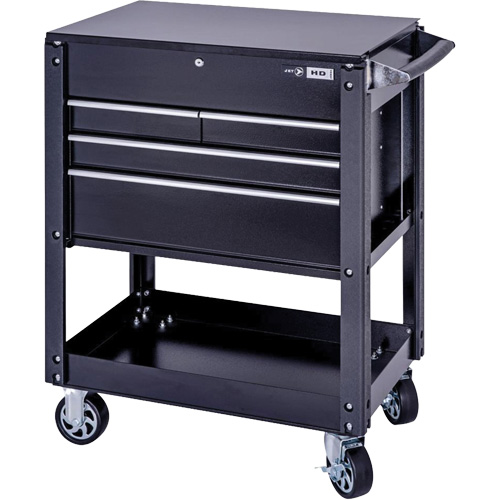 Chariot de service robuste JTC-30194, 4 tiroirs, 20-1/2" lo x 35" la x 40-1/2" h Action Paper
