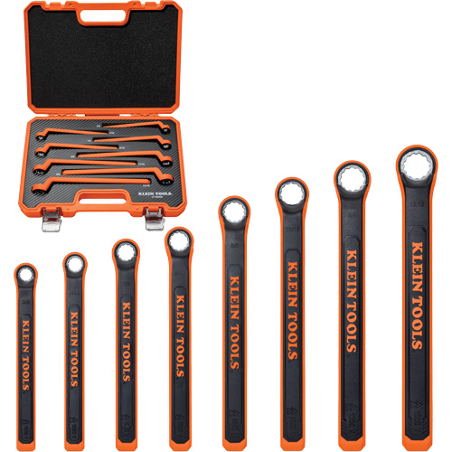 Insulated Box End Wrench Set, 1000 V, 8 Pcs Action Paper