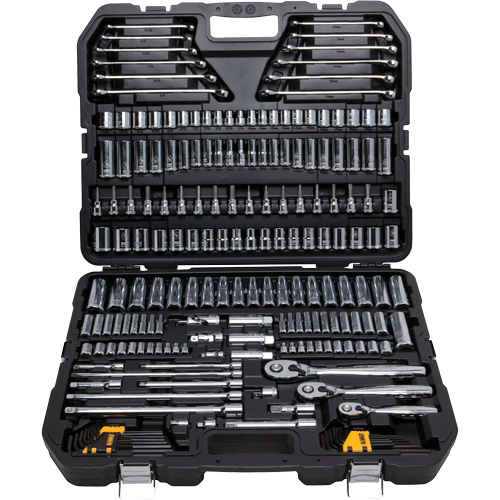 Jeu d'outils de m&eacute;canicien avec coffret moul&eacute; par soufflage Action Paper