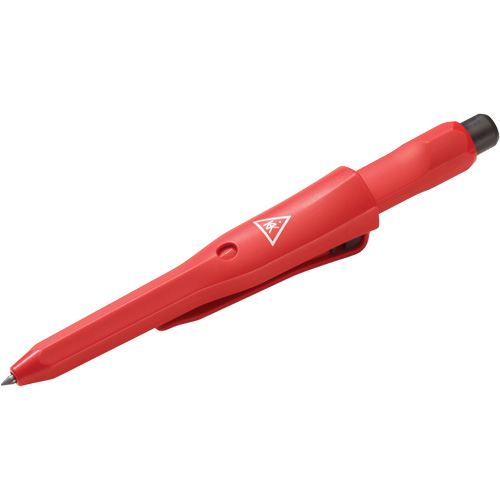 Dry Marker with Holster & Built-In Sharpener, Grey, Marker Action Paper