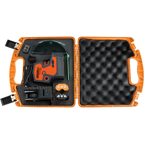 Self-Leveling Combination Green Cross-Line & 5-Dot Laser Action Paper