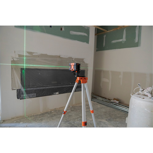 GreenBrite&reg; Cross-Line & 2-Dot Laser Level Action Paper