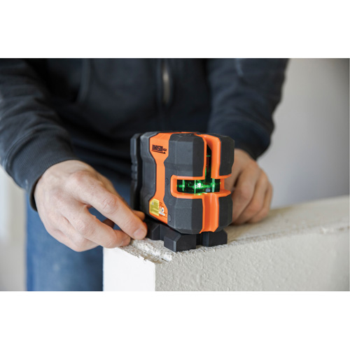 GreenBrite&reg; Cross-Line Laser Level Action Paper