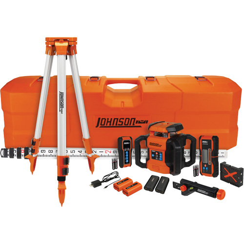 Red Dual Slope Rotary Laser Level System, 4000' (1219.2 m), 640 Nm Action Paper