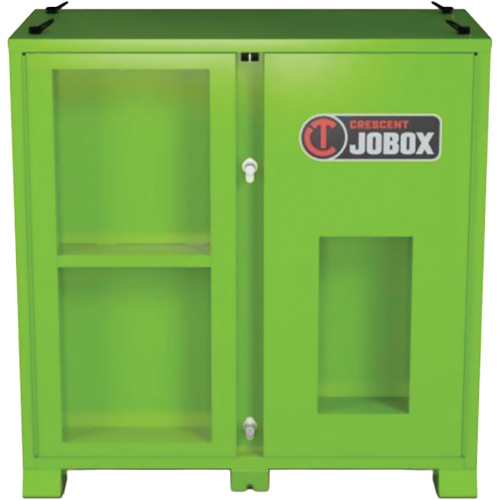 Armoire de rangement d'&eacute;PI sur place, Acier, Vert lime haute visibilit&eacute; Action Paper