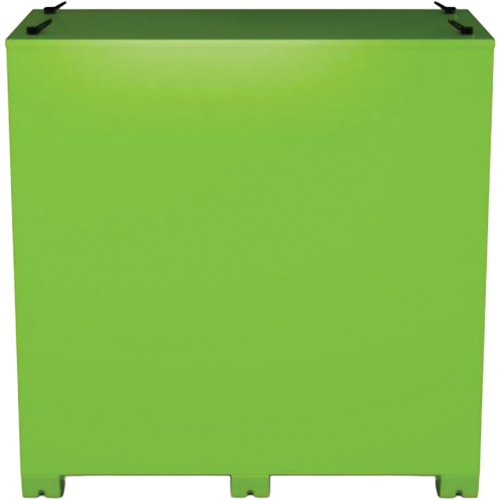 Armoire de rangement d'&eacute;PI sur place, Acier, Vert lime haute visibilit&eacute; Action Paper