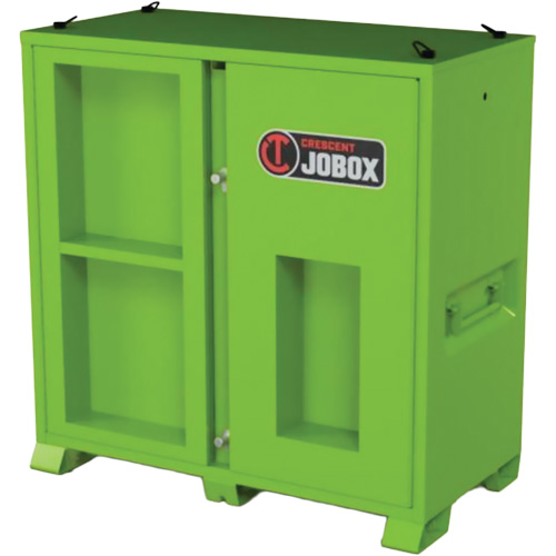 Armoire de rangement d'&eacute;PI sur place, Acier, Vert lime haute visibilit&eacute; Action Paper