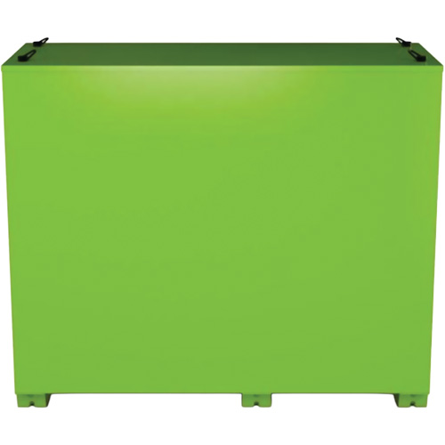 Armoire de rangement d'&eacute;PI sur place, Acier, Vert lime haute visibilit&eacute; Action Paper