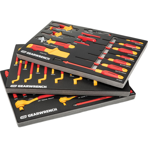 VDE Insulated Tool Set, 1000 V, 72 Pcs Action Paper
