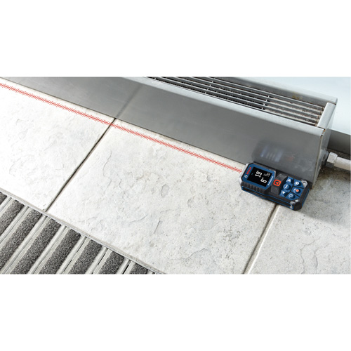 BLAZE Red Beam Laser Measure, 0' - 165' (0 m - 50.2 m) Range, Digital (Electronic) Action Paper