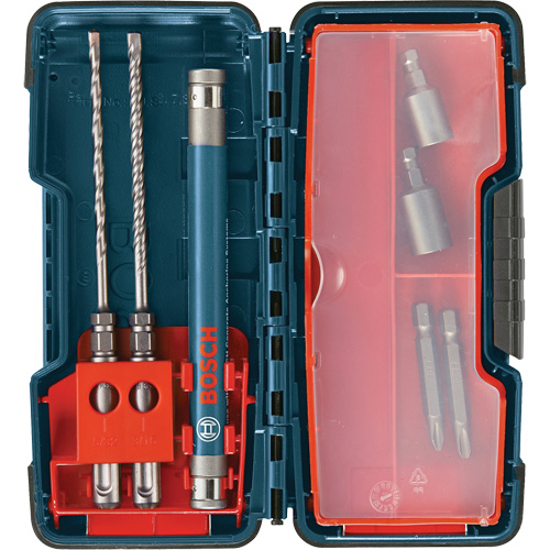 SDS-plus&reg; Bulldog Anchor Drive Installation Set, 7 Pieces, Carbide Action Paper
