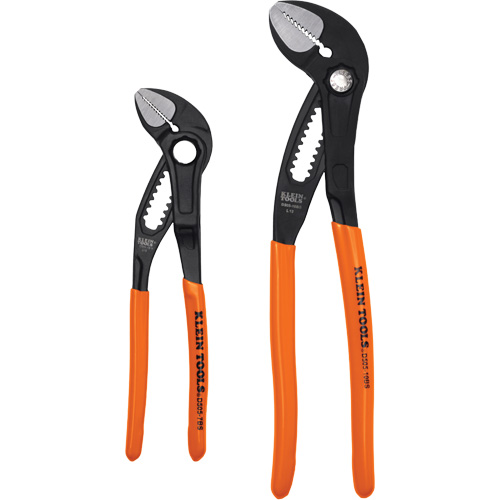 Straight Jaw Quick-Adjust Pump Pliers Set, 2 Pieces Action Paper