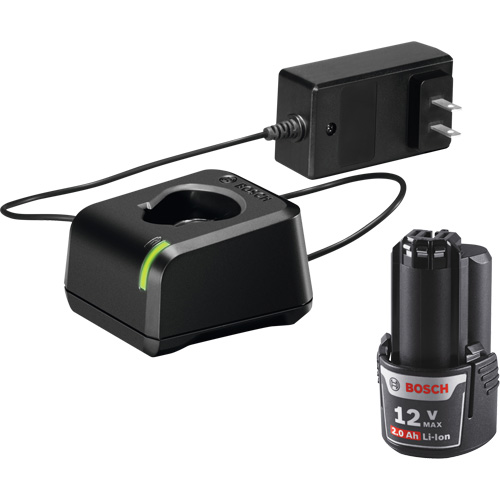 Ensemble de d&eacute;part avec batterie et chargeur pour outil sans fil 12 V MAX, 12 V, Lithium-ion Action Paper